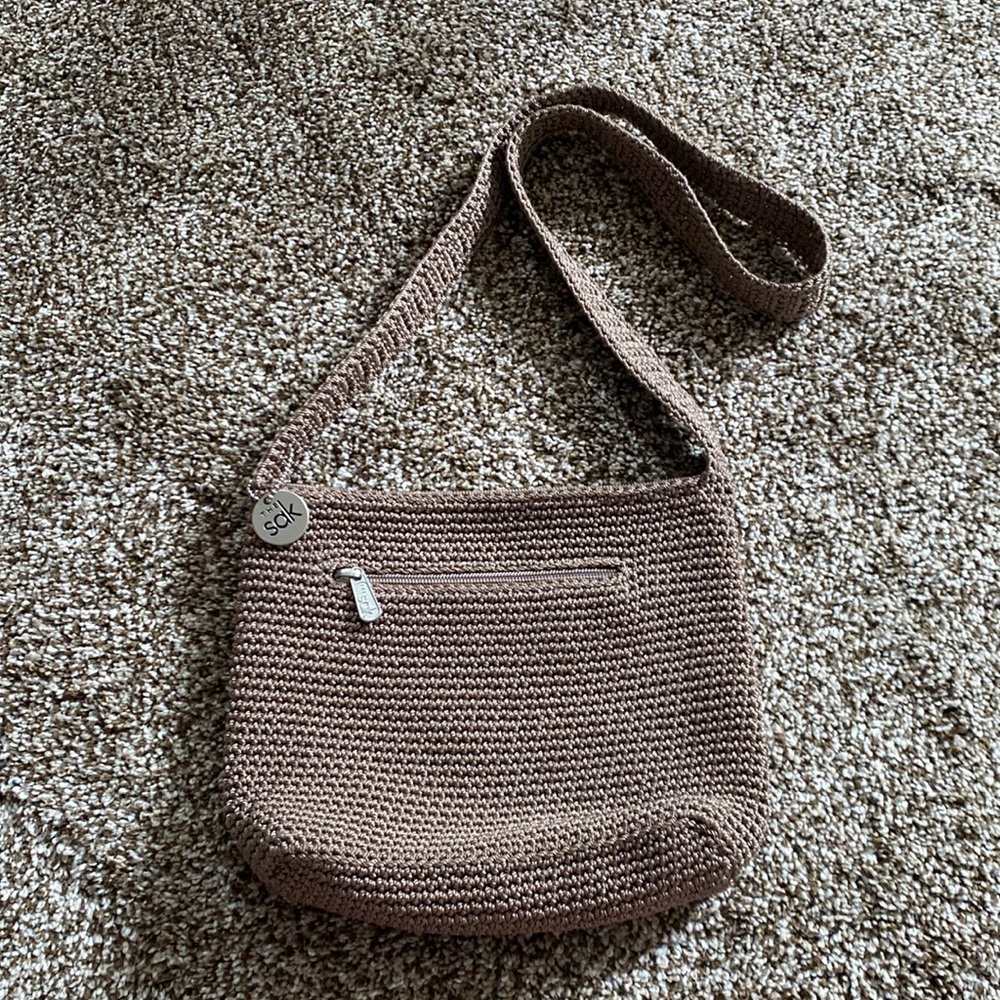 The Sak crochet shoulder bag